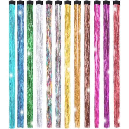 Glitter Clip Ins (set of 6)